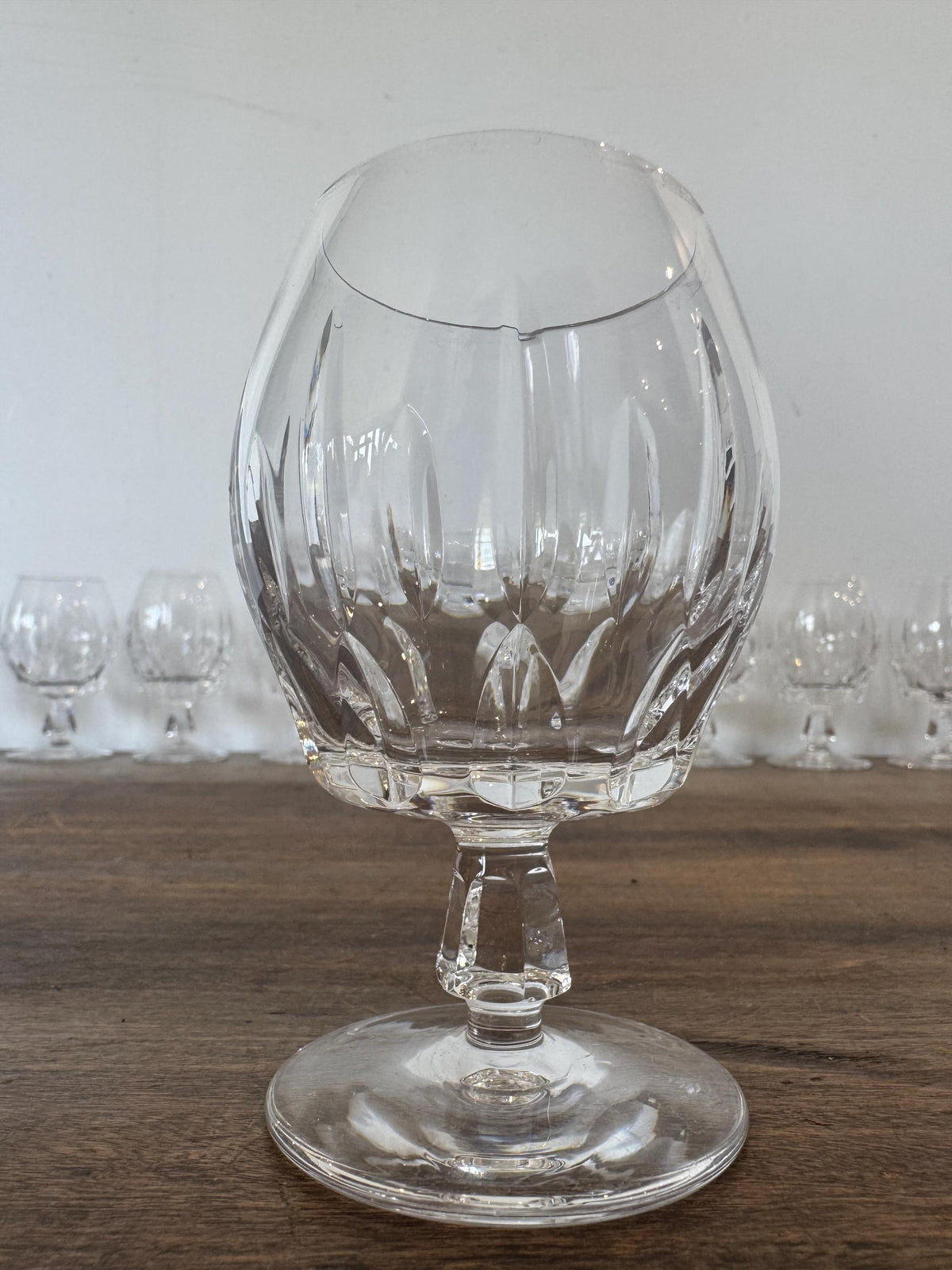 Verres cristal taillés verres à cognac rhum