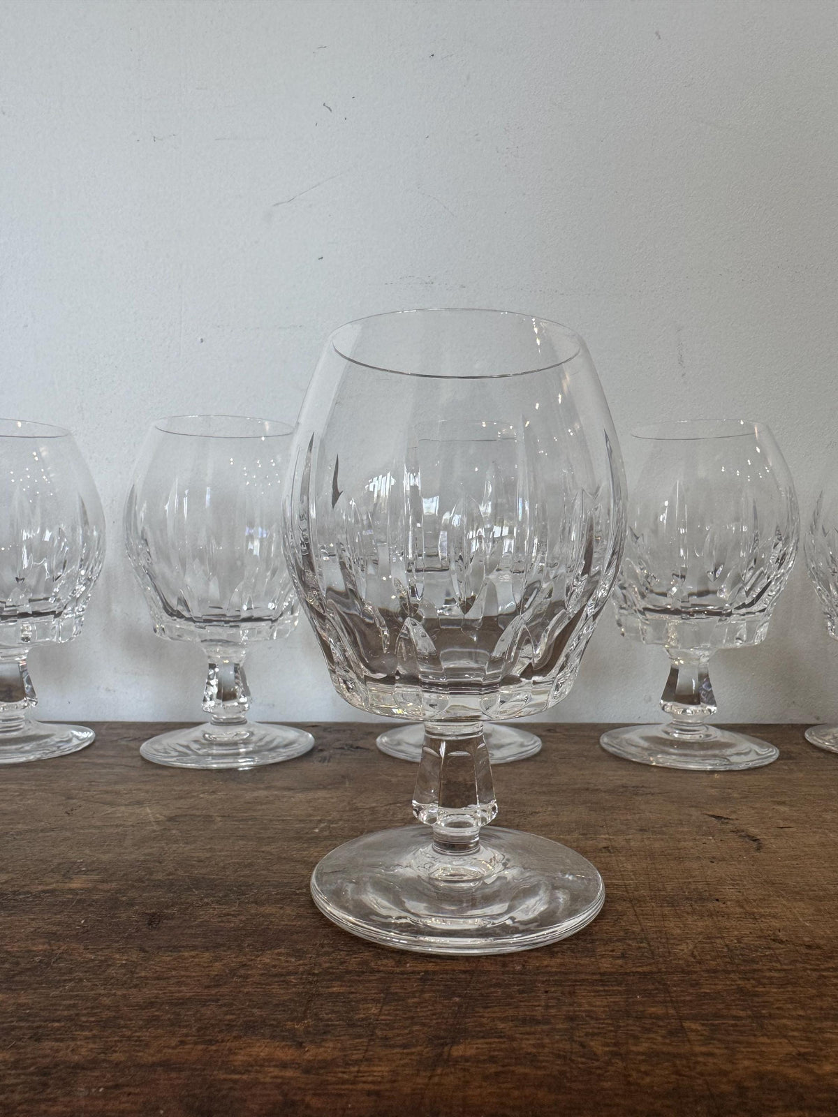 Verres cristal taillés verres à cognac rhum