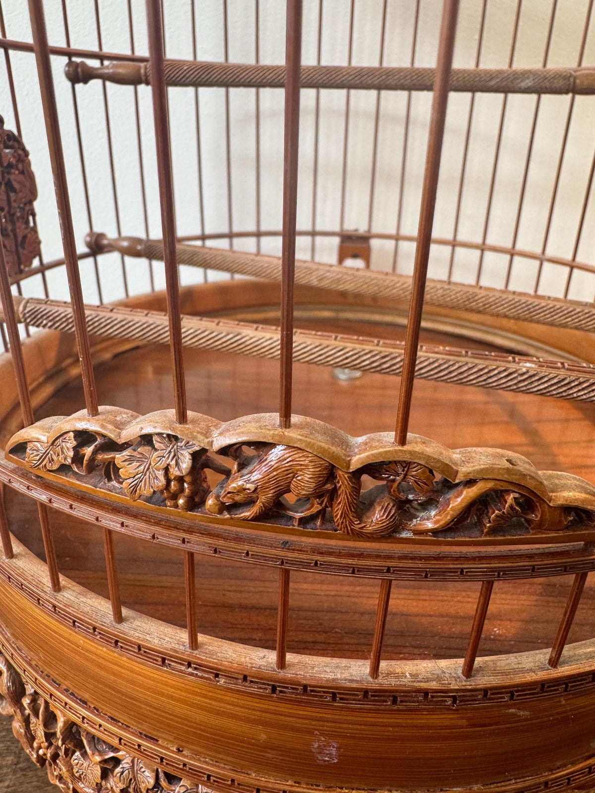 Petite cage ancienne bois