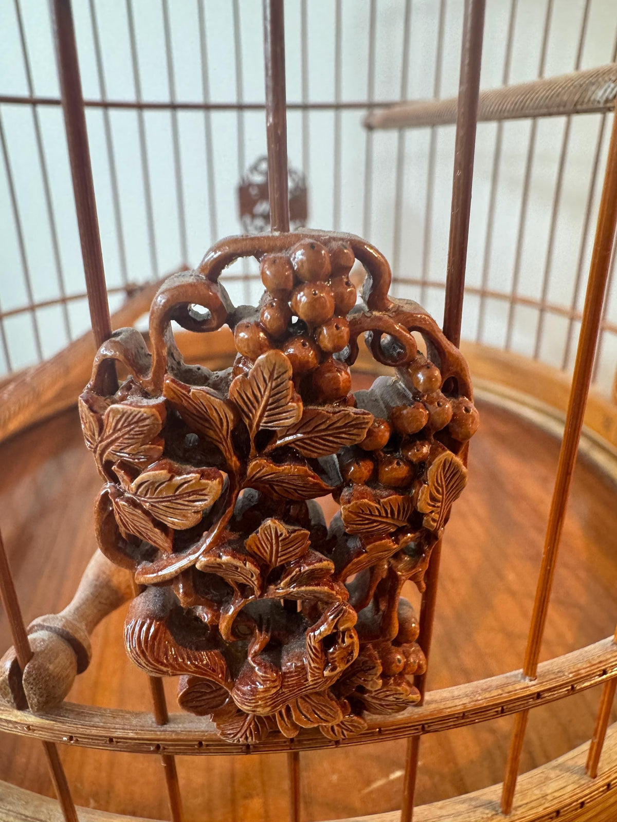 Petite cage ancienne bois