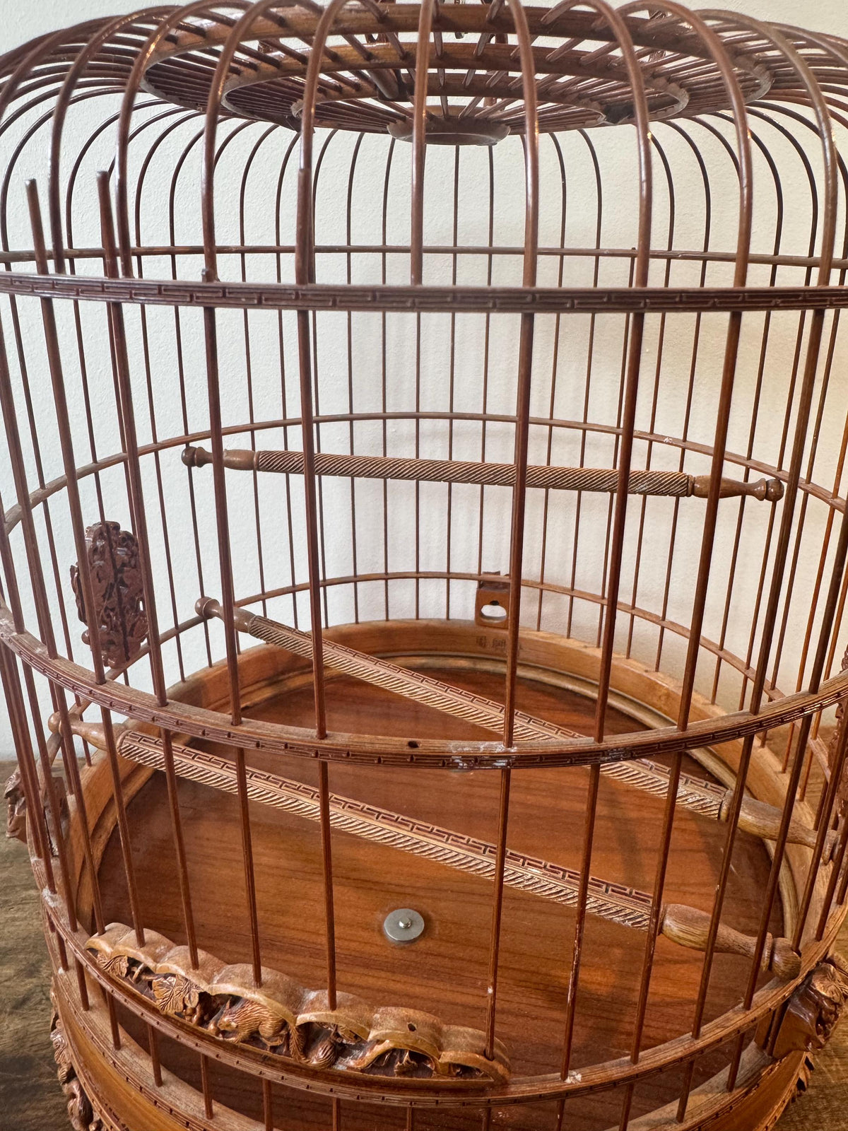 Petite cage ancienne bois
