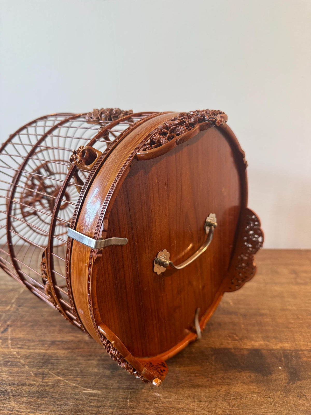 Petite cage ancienne bois