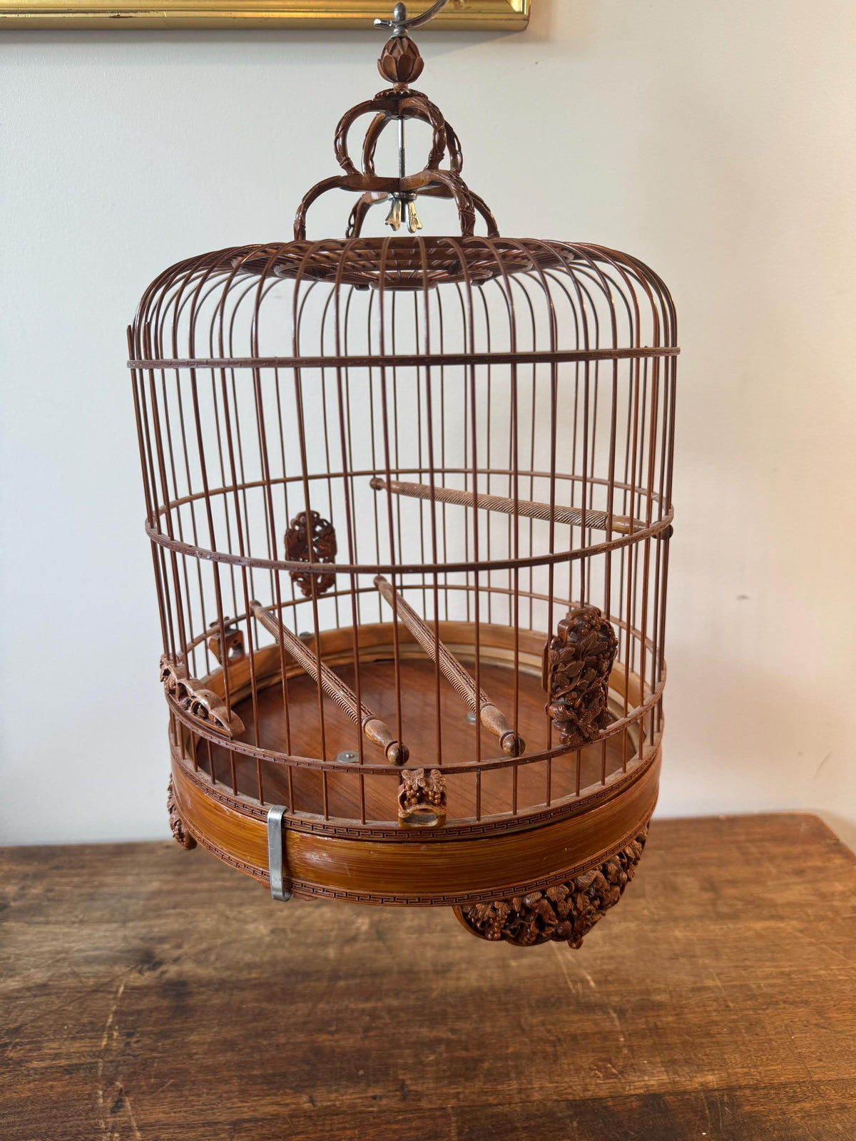 Petite cage ancienne bois
