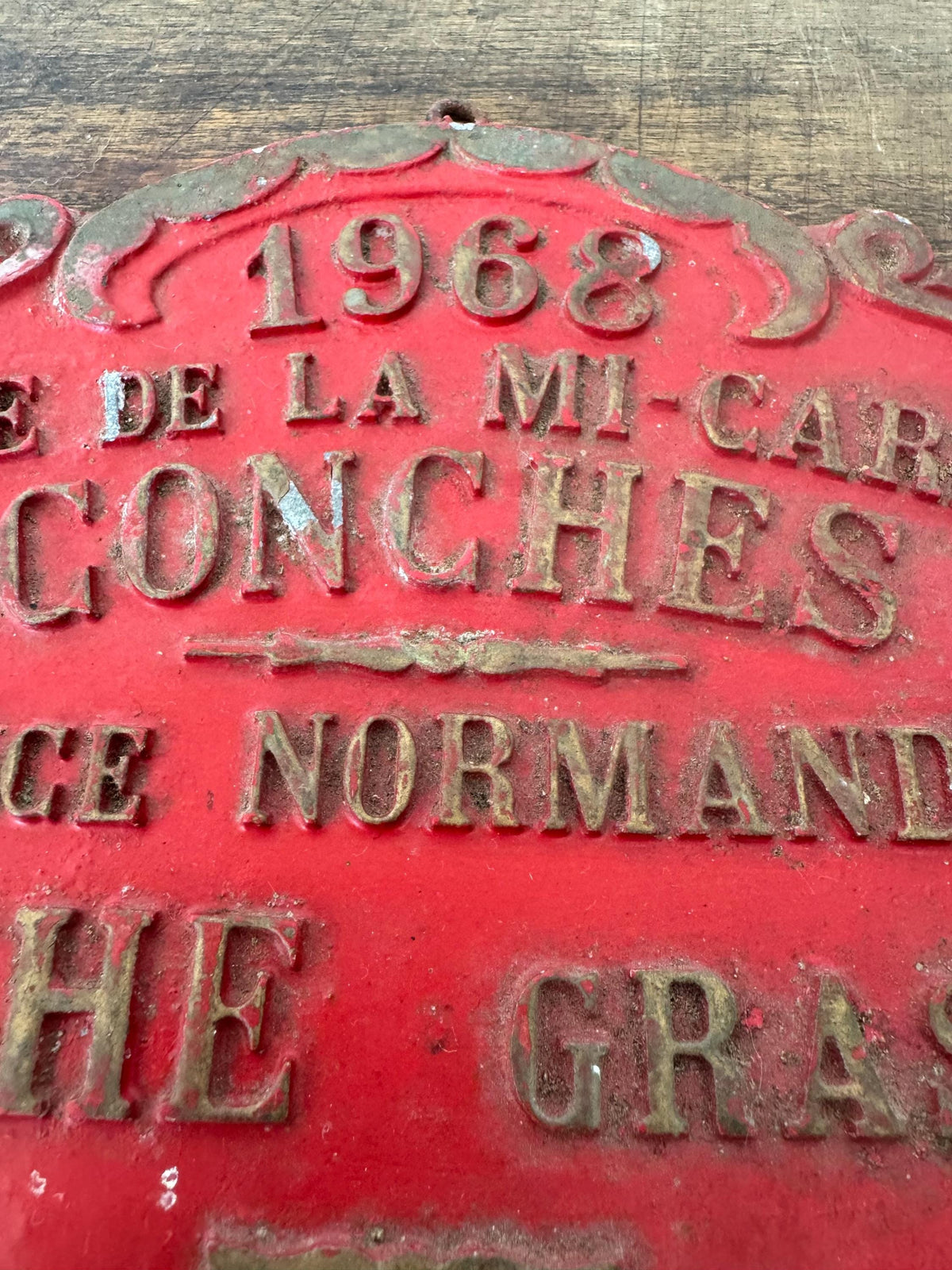 Plaque concours agricole vintage