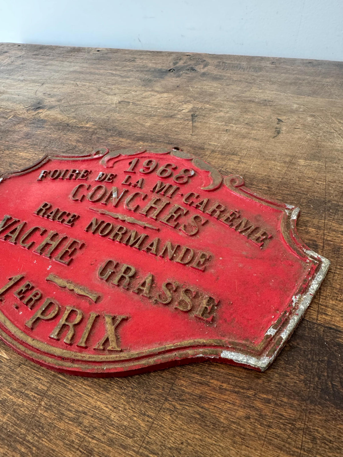 Plaque concours agricole vintage