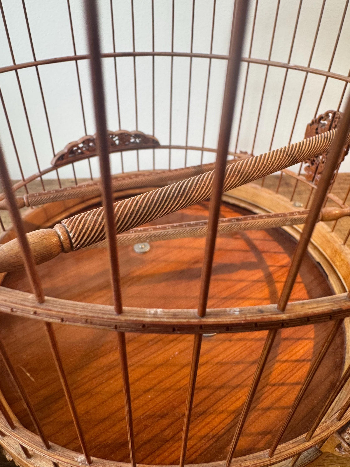 Petite cage ancienne bois