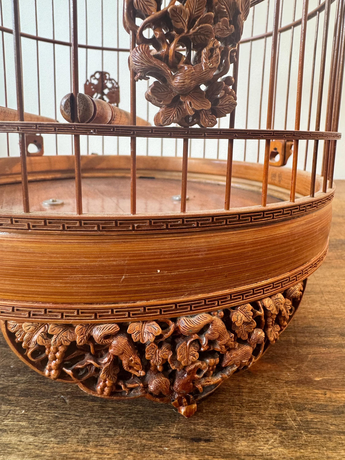 Petite cage ancienne bois