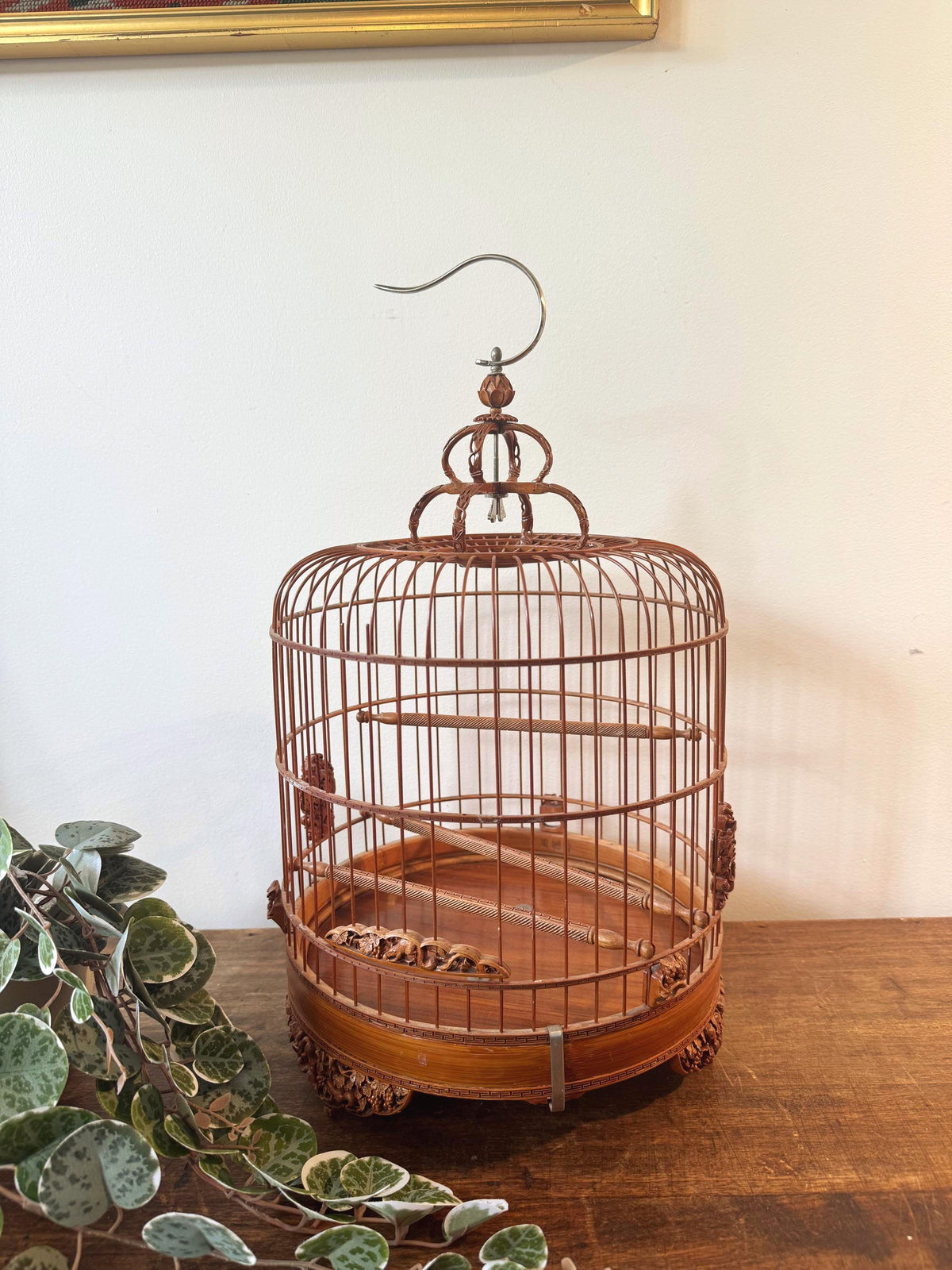 Petite cage ancienne bois