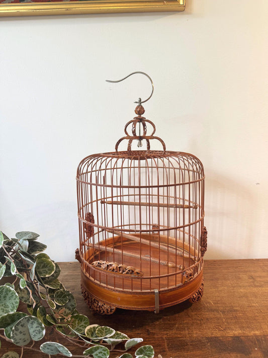 Petite cage ancienne bois