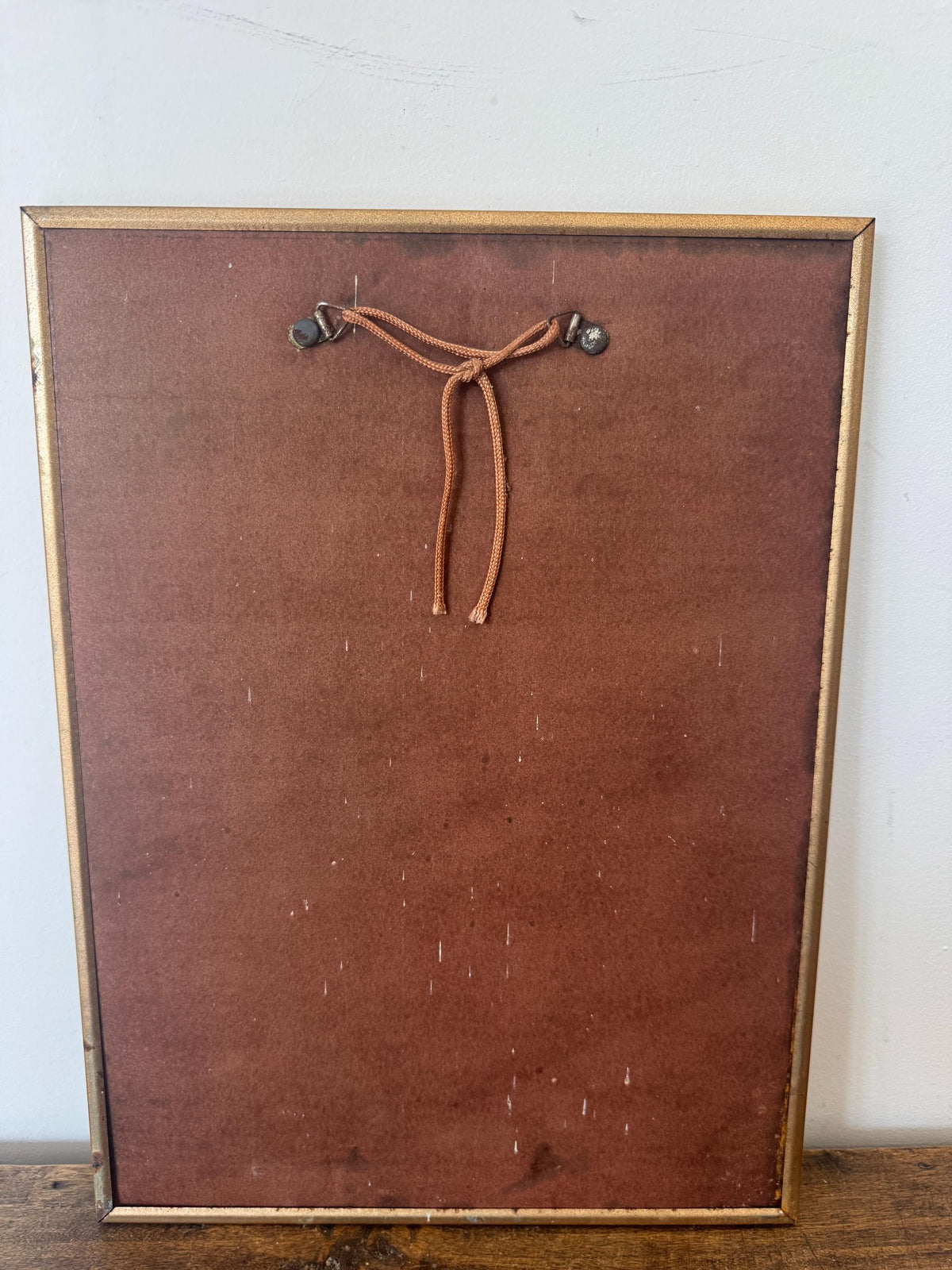 Miroir cadre sérigraphie vintage