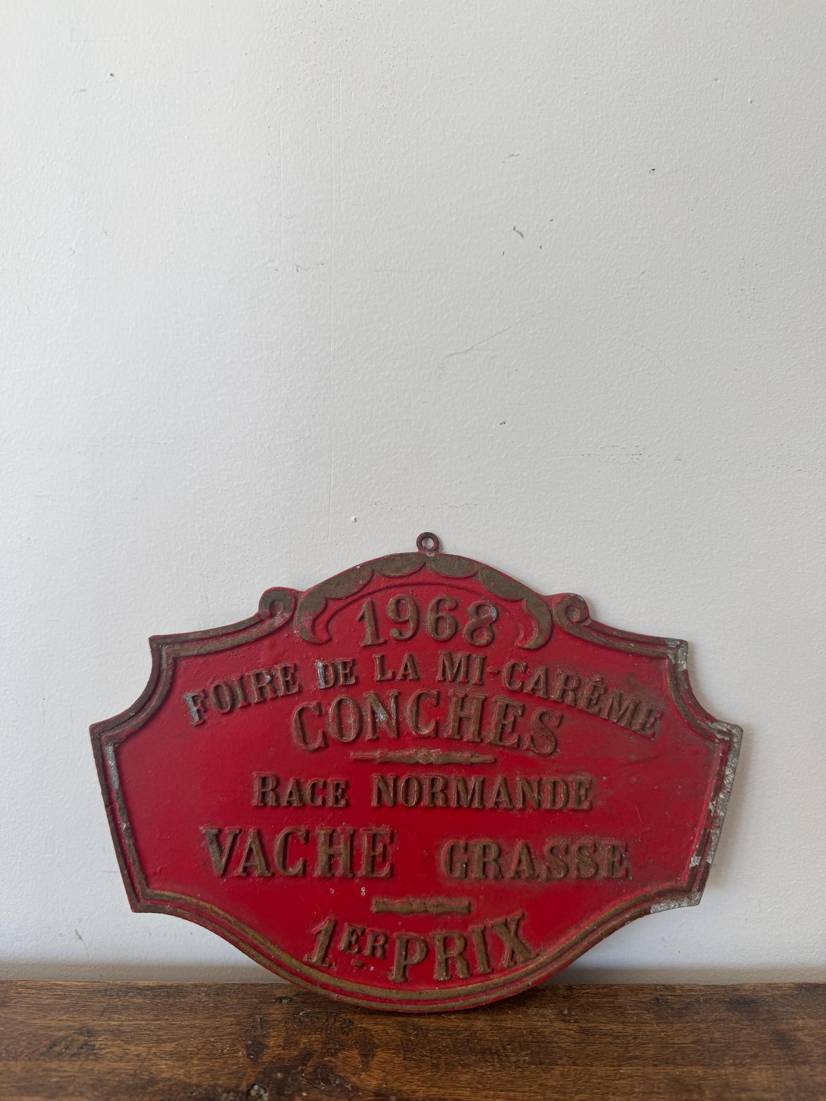 Plaque concours agricole vintage