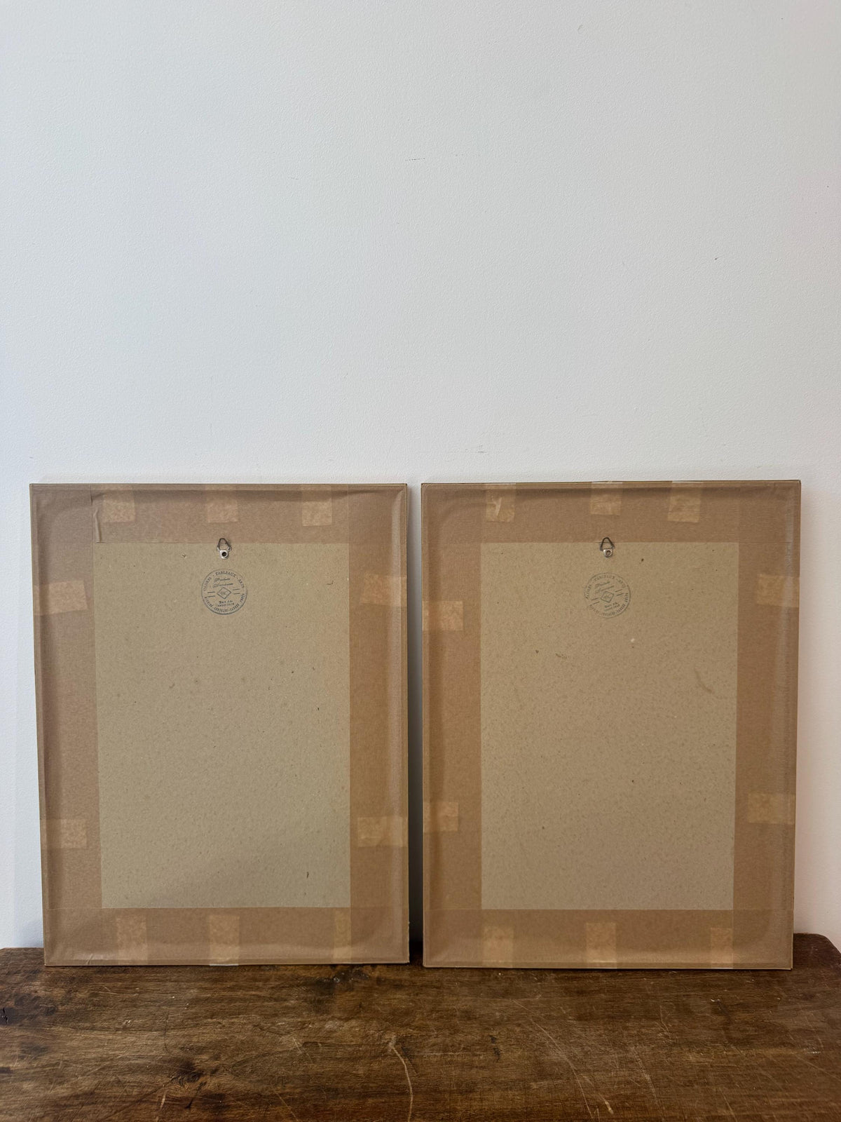 Tableau fleurs vintage cadre doré estampes anciennes