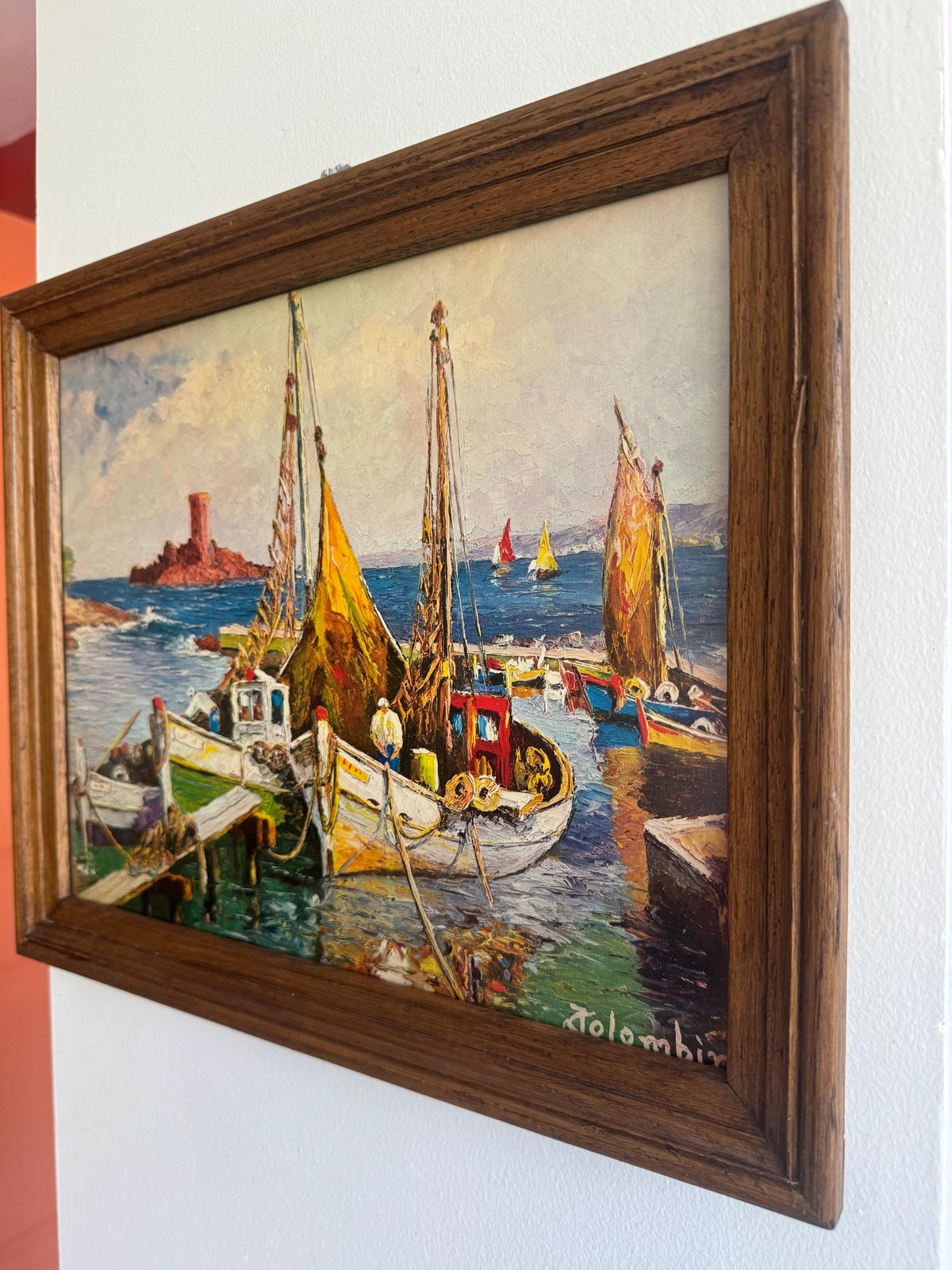 Tableau marin port de pêche Colombini