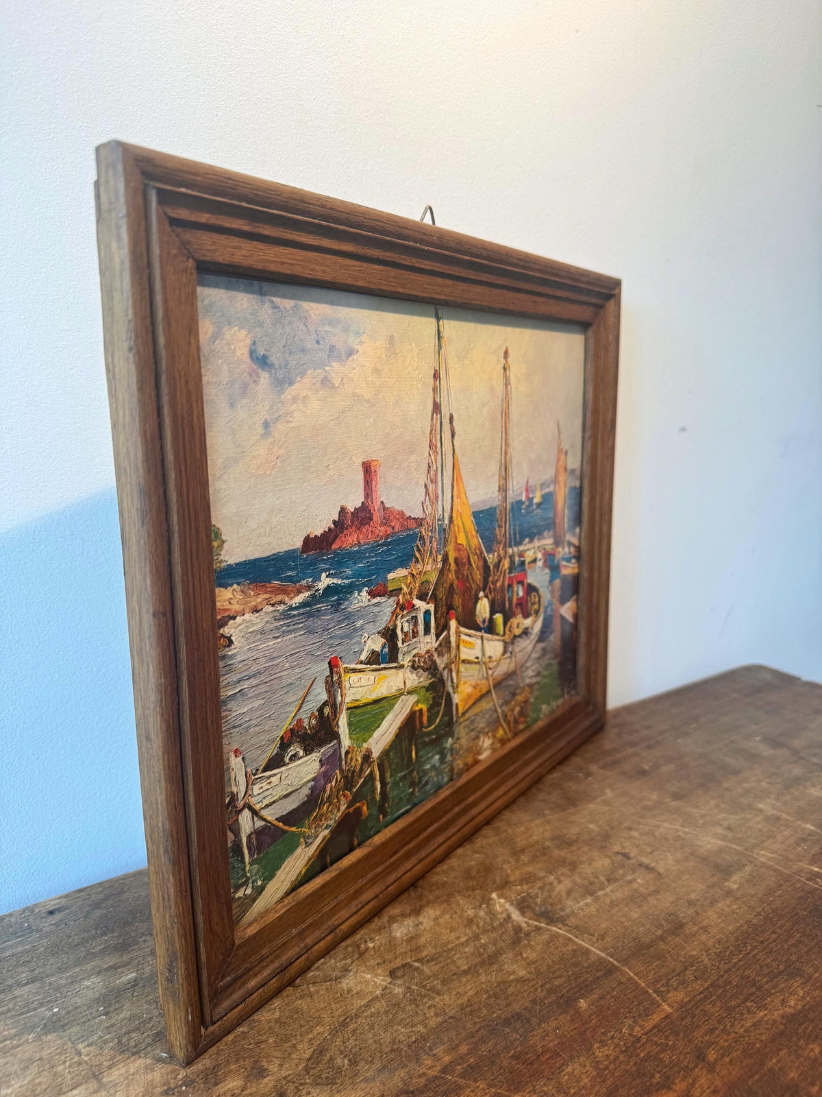Tableau marin port de pêche Colombini