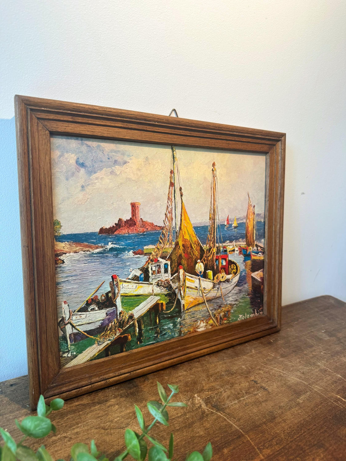 Tableau marin port de pêche Colombini